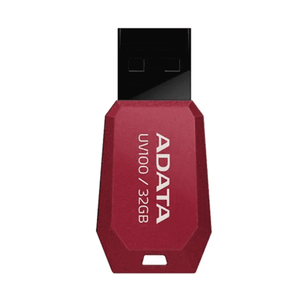 KV28857 PENDRIVE ADATA 32GB UV100-BLACK RED - Imagen 1