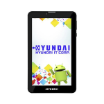 TABLET HYUNDAI 7" HDT-7427G-QUADCORE 1.3GHZ 1GBRAM DUAL CHIP NEGRO