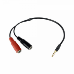 CABLE SATELLITE AUDIO HS211T- 1 3.5MM HEMBRA A 2 3.5MM MACHO