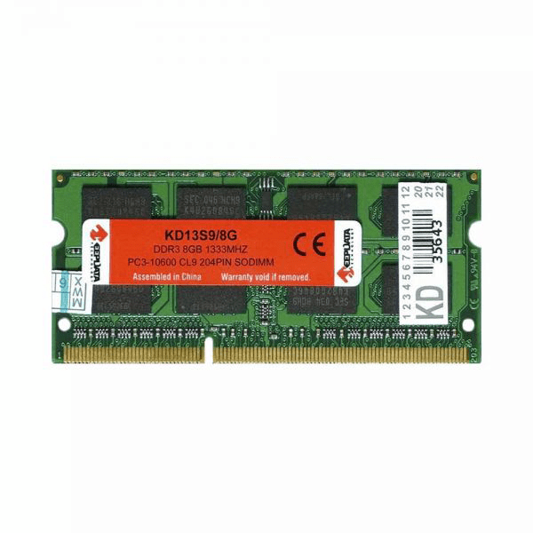 MEMORIA RAM NB KEEPDATA 8GB DDR3-1333-KD13S9 8G