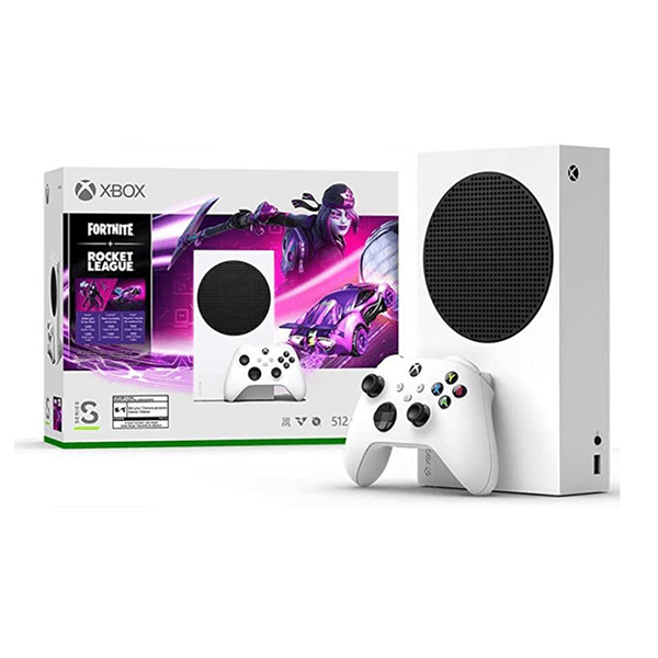 KV34443 CONSOLA MICROSOFT XBOX SERIES S 512GB DIGITAL WHITE + FORTNITE ROCKET LEAGUE - Imagen 1
