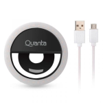 ANILLO LED QUANTA P CELULAR QTCAL03-NEGRO-P SELFIE
