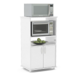 MUEBLES POLITORNO GABINETE BLUMENAU-P HORNO Y MICROONDAS BLANCO