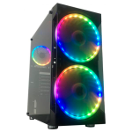 GABINETE SATELLITE GAMER K879-3 RGB FAN