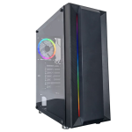 GABINETE SATELLITE GAMER 2101K 1 RGB FAN E-ATX USB 3.0
