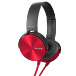 AURICULAR GENERICO 3.5MM XB450AP EXTRA BASS 3.5MM MIC RED