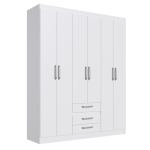 ROPERO MECAL 6 PUERTAS RP8062-BLANCO