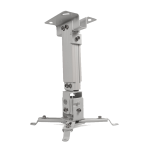 SOPORTE KLIP P PROYECTOR KPM-580W-INCLINABLE GIRA 360 10KG TECHO BLANCO