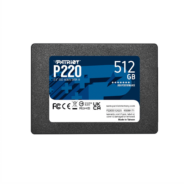 KV35314 DISCO DURO SOLIDO PATRIOT 512GB P210 P220S512G25 550 500 - Imagen 1