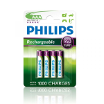 PILA PHILIPS RECARGABLE R6B4RTU25 97 AA PACK-4 (2500 MAH)