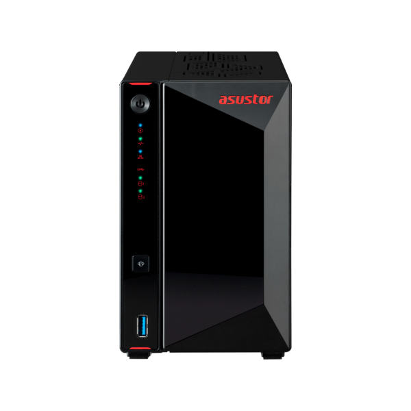 ALMACENAMIENTO NAS ASUSTOR AS5402T QC2.0 2BAY 4GB 2-GBLAN HDMI 4M2 3USB3.2