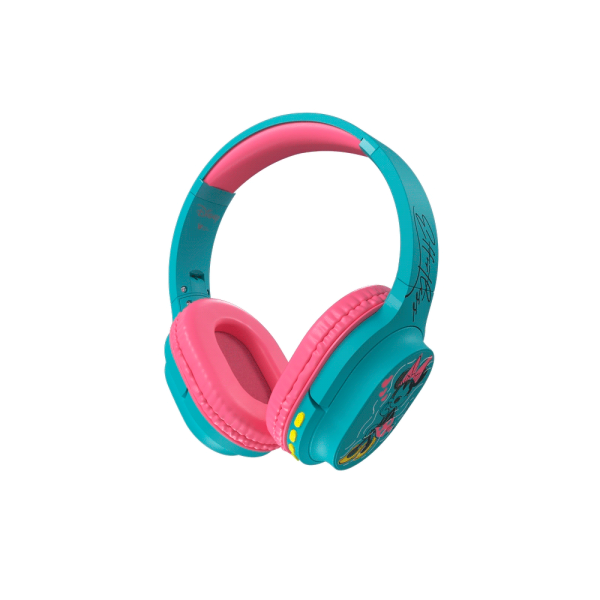 AURICULAR CON MICROFONO XTECH XTH-D660MM MINNIE MOUSE KIDS BT MIC TURQUESA