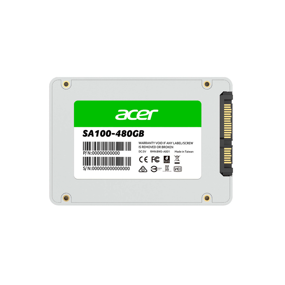 FX100939.png SSD 2.5" SATA3 480GB ACER SA100-480GB 560 493 - Imagen 1