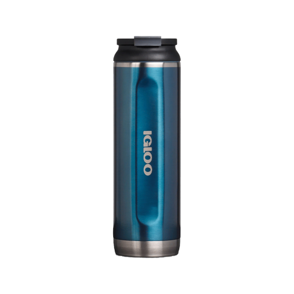 BOTELLA TERMICA IGLOO 600ML AZUL MODERNO C TAPA 71073