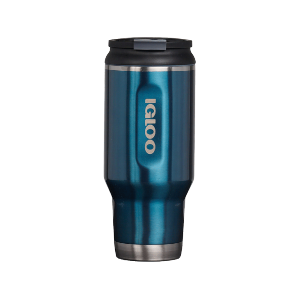 VASO TERMICO IGLOO 950ML AZUL MODERNO C TAPA 71079