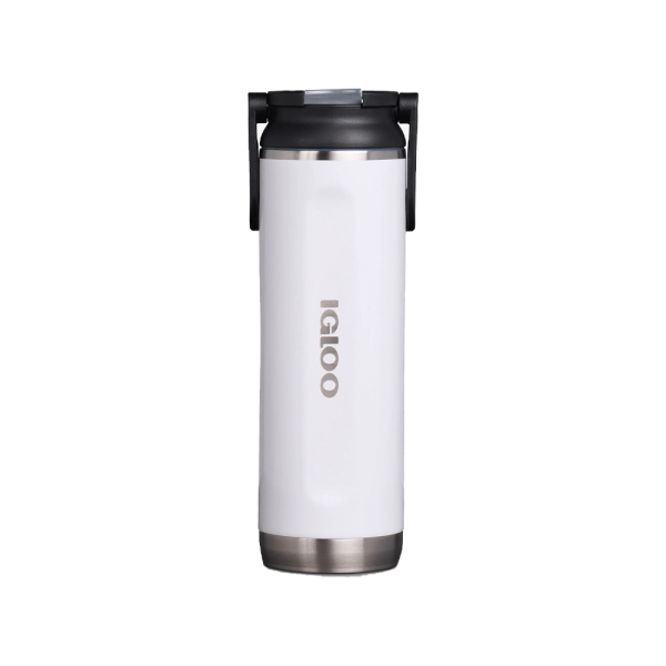 BOTELLA TERMICA IGLOO 600ML BLANCO C MANIJA 71084