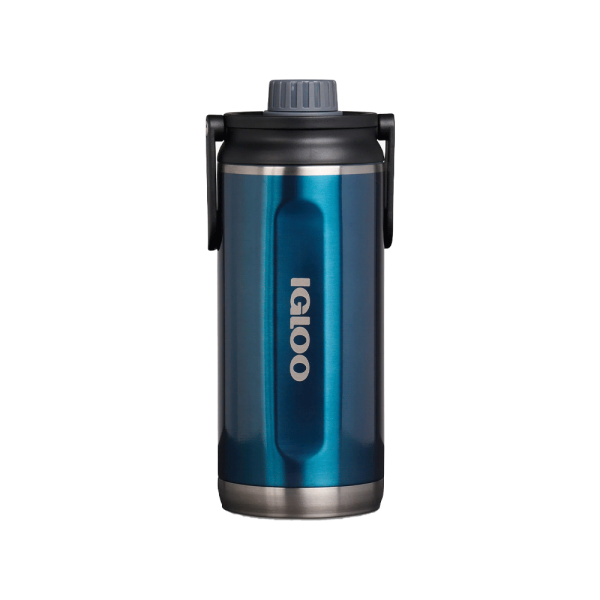 BOTELLA TERMICA IGLOO 1L  AZUL MODERNO C MANIJA 71091