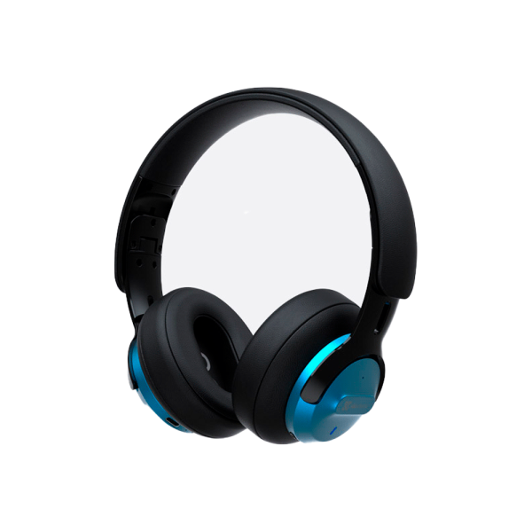 AURICULAR CON MICROFONO KLIP KNH-750BL HI-FI ANC BLUETOOTH 3.5MM AZUL