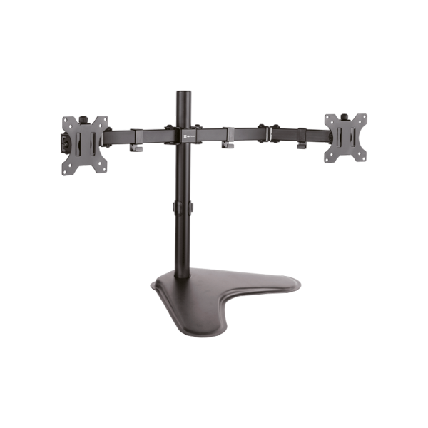SOPORTE P 2MON 13" A 32" KLIP KPM-311 8KG INC90° GIR180°