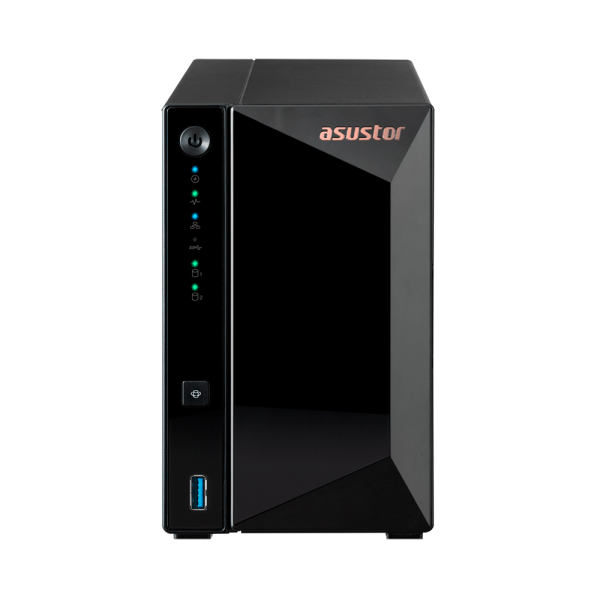 ALMACENAMIENTO NAS ASUSTOR AS3302T V2 QC 1.7 2BAY 2G 1-GBLAN 3 USB3.2