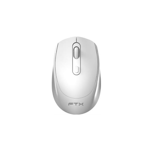 MOUSE FTX WIRELESS DUAL-MODE FTXG22 1600DPI 4 BOTONES RECARGABLE  BLANCO