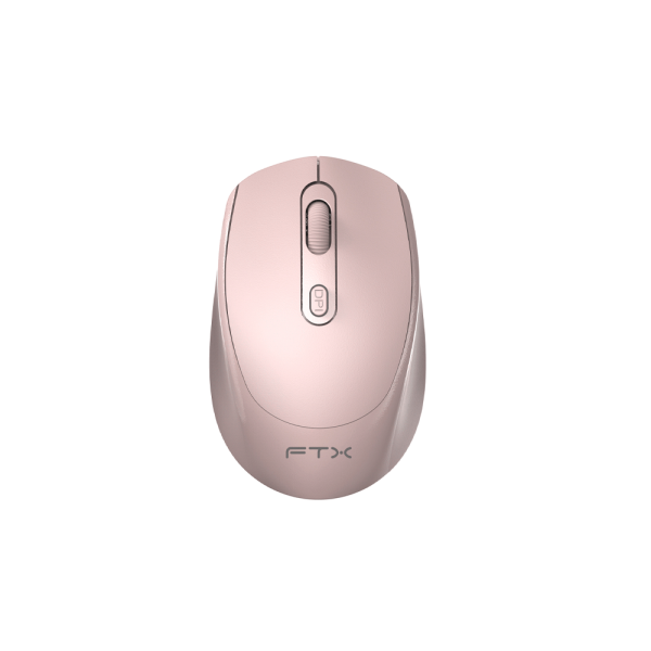 MOUSE FTX WIRELESS DUAL-MODE FTXG22 1600DPI 4 BOTONES RECARGABLE  ROSADO