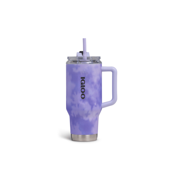 VASO TERMICO IGLOO 950ML ICE DYE LILA  C PAJITA 71310
