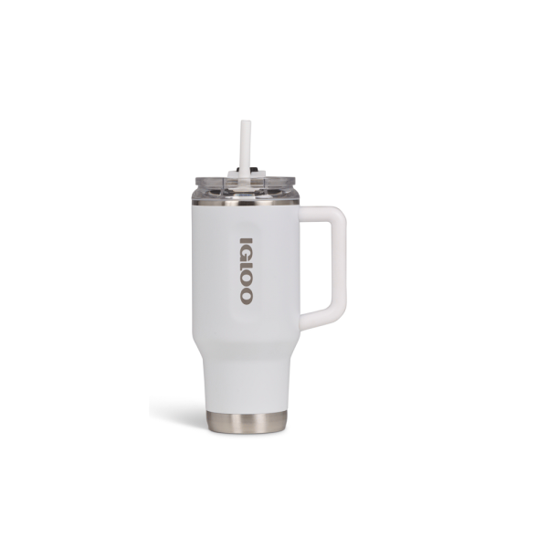 VASO TERMICO IGLOO 950ML  BLANCO C PAJITA 71221