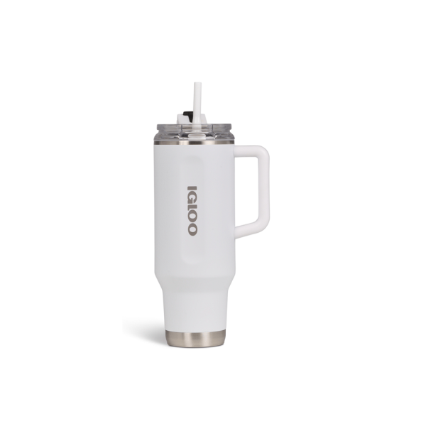 VASO TERMICO IGLOO 1.2 LITROS BLANCO C PAJITA 71226
