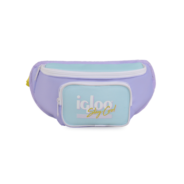 BOLSA TERMICA IGLOO 3 LATAS FUNNY PACK RETRO LILA 63078