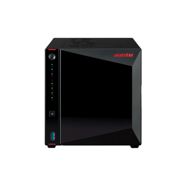 ALMACENAMIENTO NAS ASUSTOR AS5404T QC2.0 4BAY 4GB 2X2.5-GBLAN HDMI 3USB3.2 HD35 H25