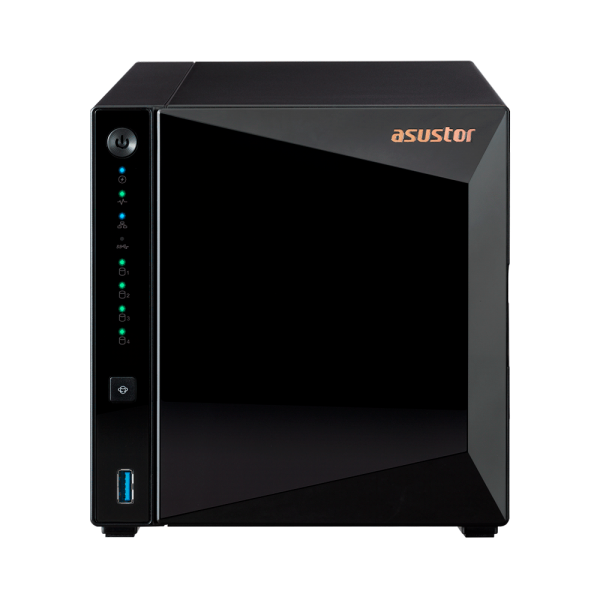 ALMACENAMIENTO NAS ASUSTOR AS3304T V2 QC 1.7 4BAY 2G 2.5GBPS 3USB32 HD35 H25 SS25