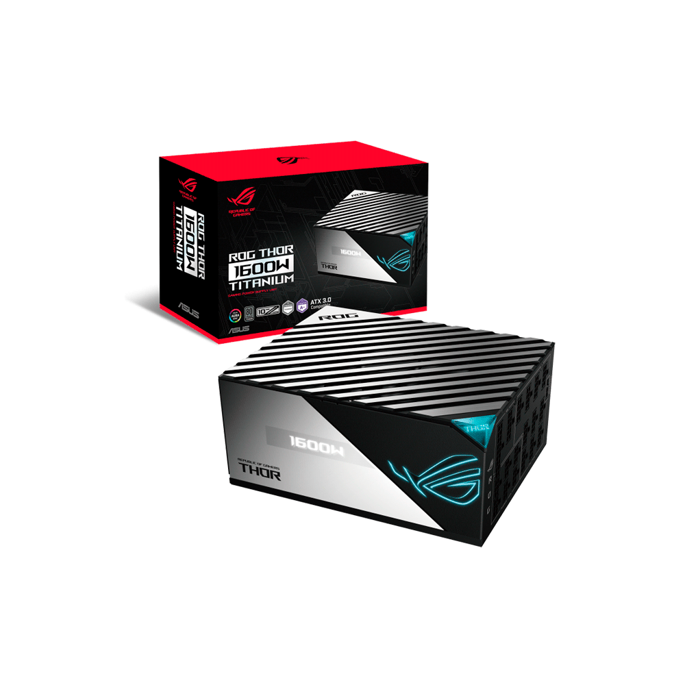 FX112345.png FUENTE ASUS 1600W ROG-THOR-1600T-GAMING 80 PLUS GOLD FULL MODULAR - Imagen 1