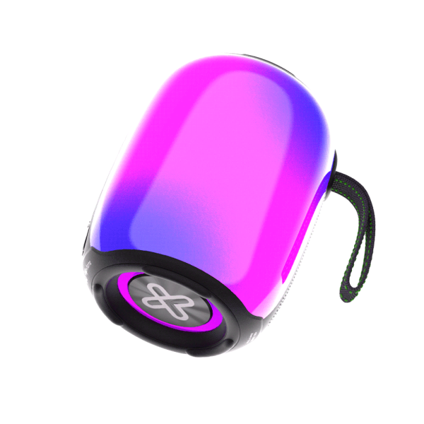 PARLANTE  KLIP ZOUNDFIRE 12W KBS-250BK BT BAT IPX6 TWS AUX LED NEGRO