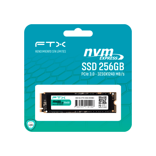 SSD M.2 NVME 256GB FTX 3230 1240 115106