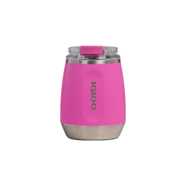 VASO TERMICO IGLOO 300ML P VINO ROSA C TAPA 71364