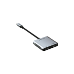 ADAPTADOR USB-C - 2 HDMI USB-C USB-A FTX-CM2H8K-AG 8K 60HZ 100W GRIS