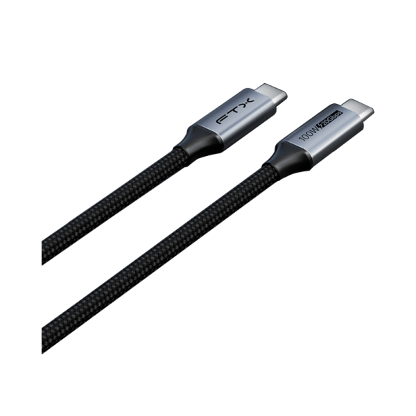 CABLE USB-C 3.2 M M 2M FTX-C160-PU31-CMCM2-AG2 20GBPS 100W 20V 5A 4K 60HZ 1080P 120HZ