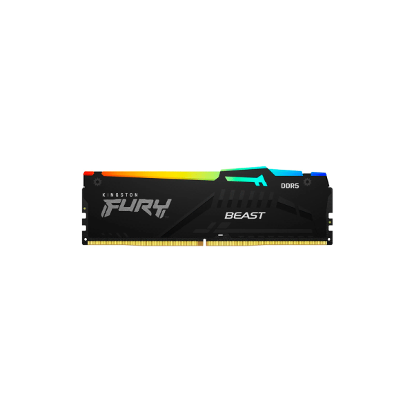 MEMORIA RAM DDR5  8G 6000 KINGSTON FURY BEAST BK KF560C36BBEA-8 RGB XMP
