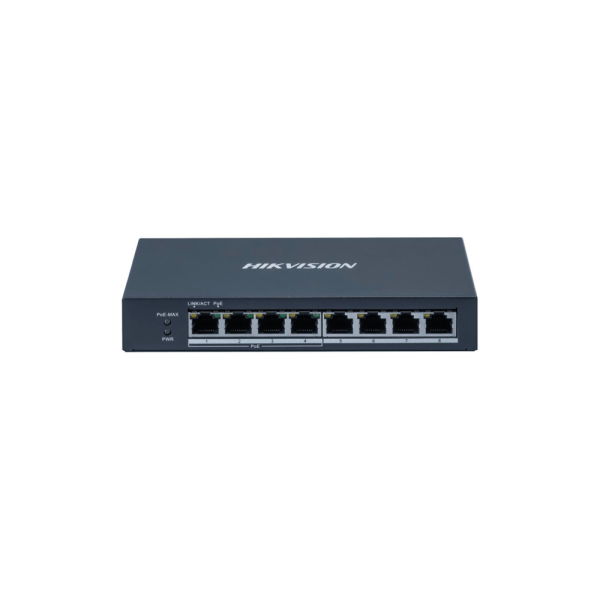SWITCH HIKVISION DS-3E0508P-O 8P 4POE GBPS 4LAN GBPS METAL PARED ESCRITORIO