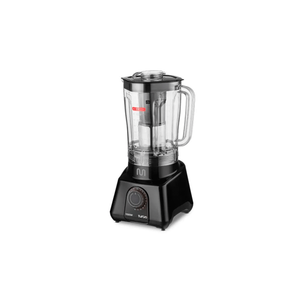 LICUADORA MULTILASER 2.6L JARRA PLASTICA C FILTRO 1100W 220V NEGRO LQ1102