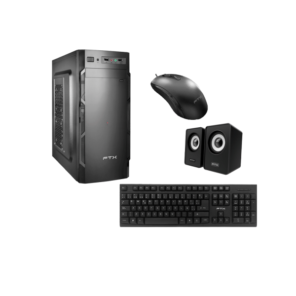 GABINETE KIT FTX3135 500W  MOUSE  TECLADO ESPAÑOL  PARLANTE
