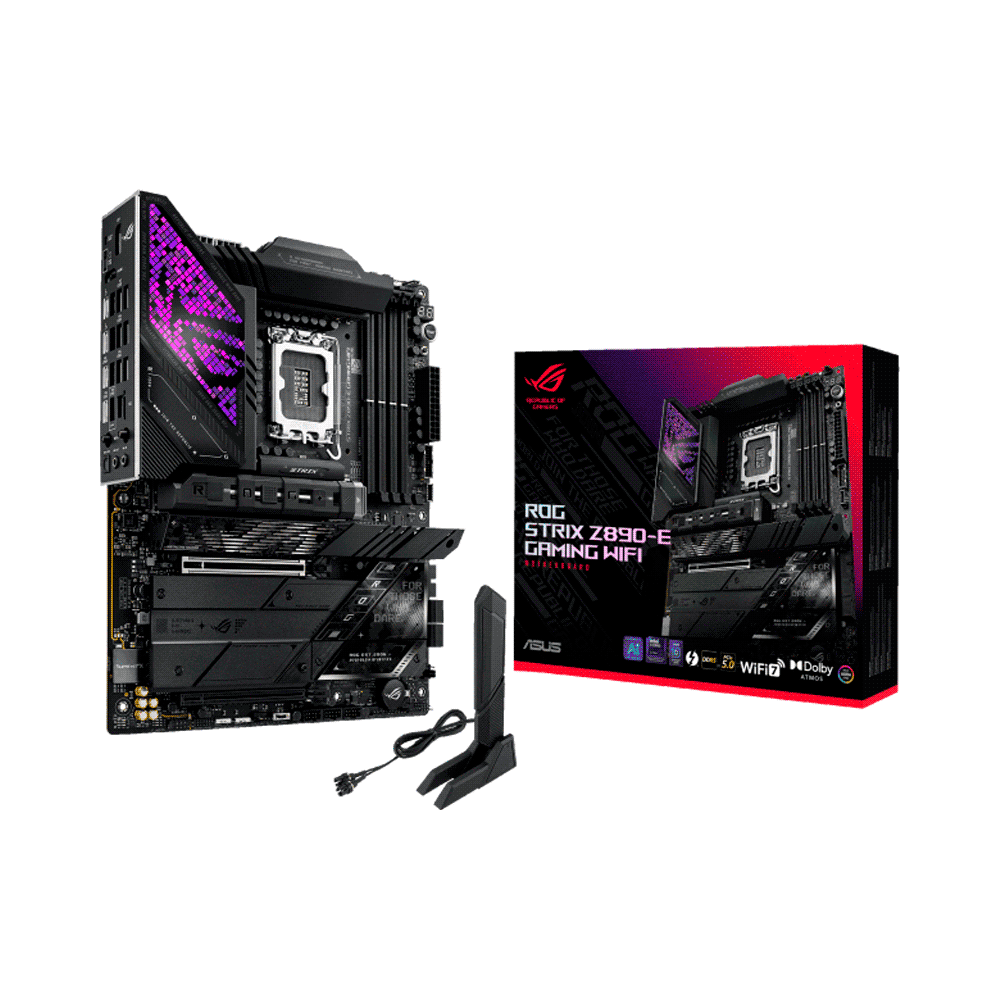 FX119719.png PLACA MADRE ASUS 1851 Z890-E GAMING WIFI ROG STRIX DDR5 S R HDMI DP 7M2 ATX - Imagen 1