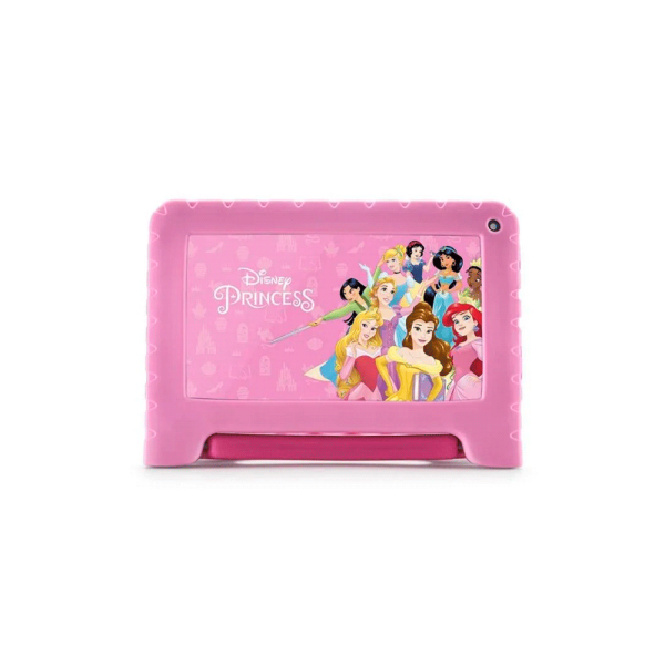 TABLET KID ANDROID MULTILASER NB622 QC 64GB 4G 9" ROSA PRINCESAS DISNEY