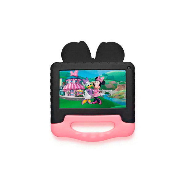 TABLET KID ANDROID MULTILASER NB628 QC 64GB 4G 7" ROSA MINNIE DISNEY