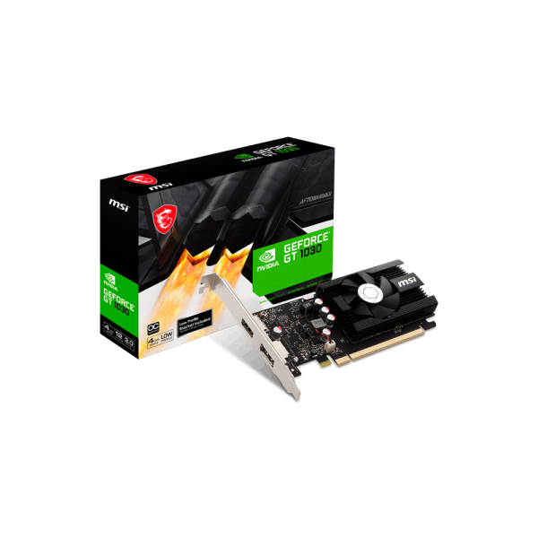 PLACA DE VIDEO MSI GT1030 4GD4 LP OC 4G DDR4 912-V812-001