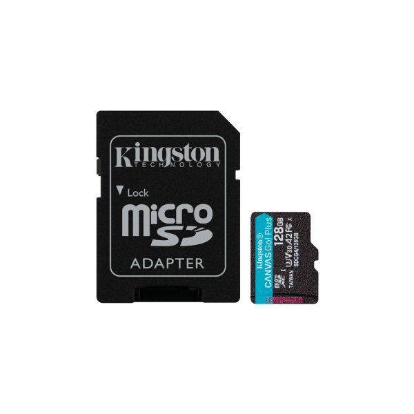 MEMORIA MICRO SD KINGSTON 128GB CANVAS GO PLUS SDCG4 128GB 200 -