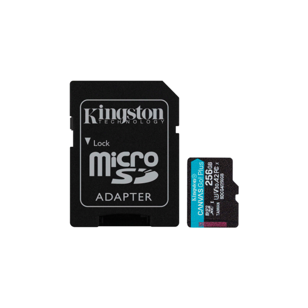 MEMORIA MICRO SD KINGSTON 256GB CANVAS GO PLUS SDCG4 256GB 200 160