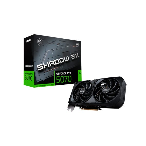 PLACA DE VIDEO MSI RTX5070 SHADOW 2X OC 12GB GDDR7 912-V532-011