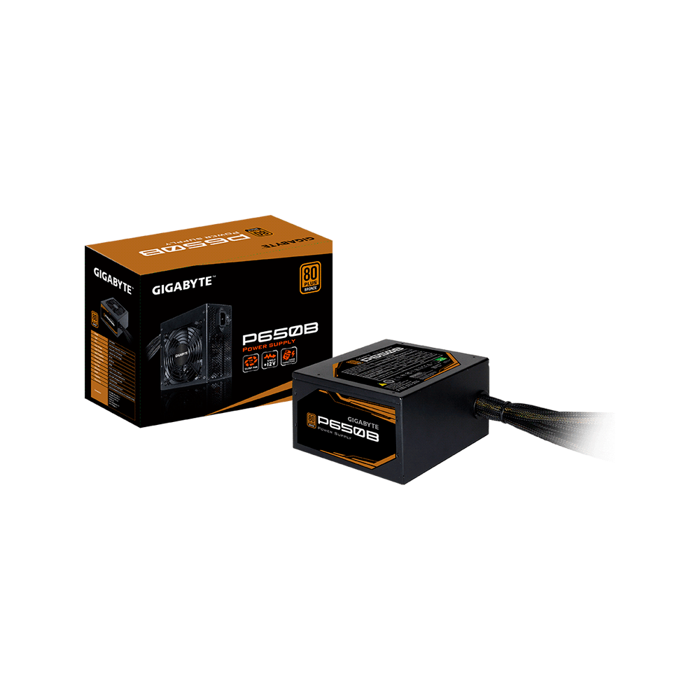 FX23559.png FUENTE GIGABYTE 650W 80PLUS BRONZE GP-P650B - Imagen 1